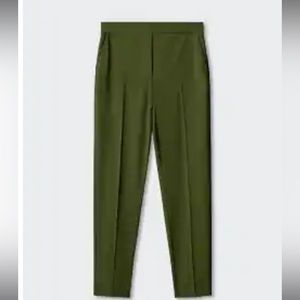 MANGO Flowy Green Suit Trousers 💚